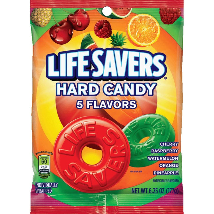 Wrigley LifeSavers 5 Flavors Hard Candies - MRS08501