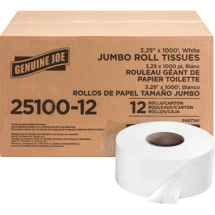 Genuine Joe Jumbo Roll Bath Tissues - GJO2510012