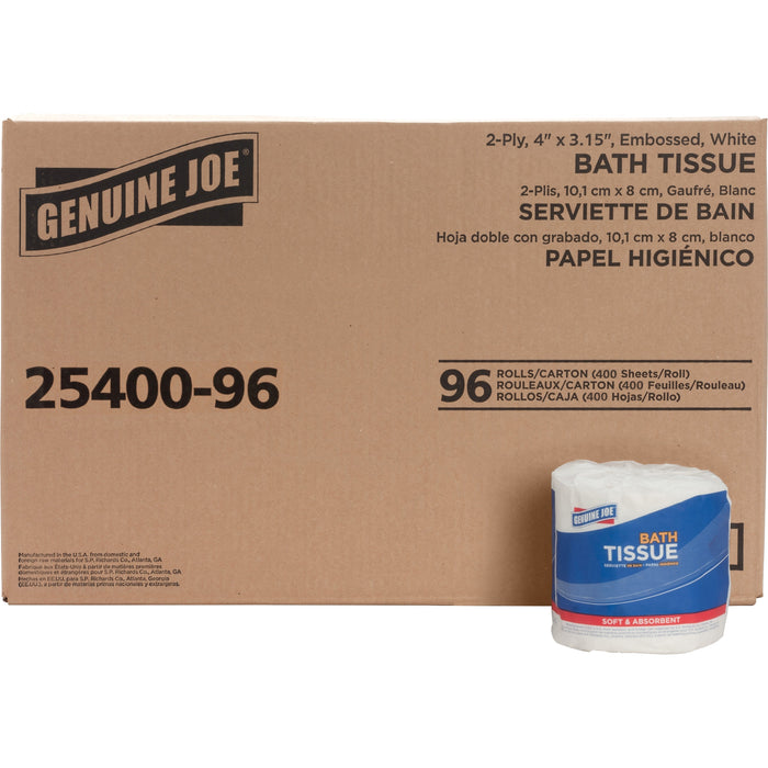 Genuine Joe 2-ply Standard Bath Tissue Rolls - GJO2540096