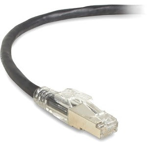 Black Box CAT6A 650-MHz Locking Snagless Patch Cable - BBNC6APC80SBK15