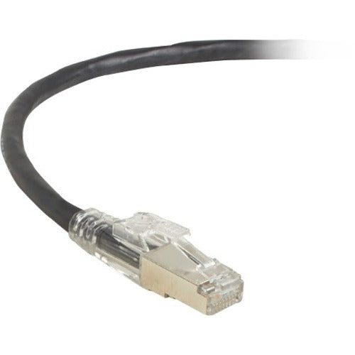 Black Box CAT6A 650-MHz Locking Snagless Patch Cable - BBNC6APC80SWH07