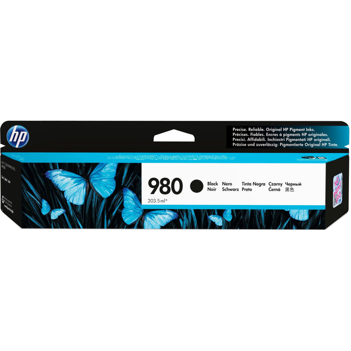 HP 980 (D8J10A) Original Inkjet Ink Cartridge - Single Pack - Black - 1 Each - HEWD8J10A