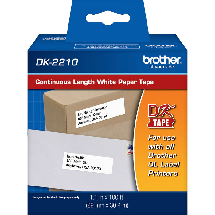 Brother DK2210 - Continuous Length Paper Tape - BRTDK2210