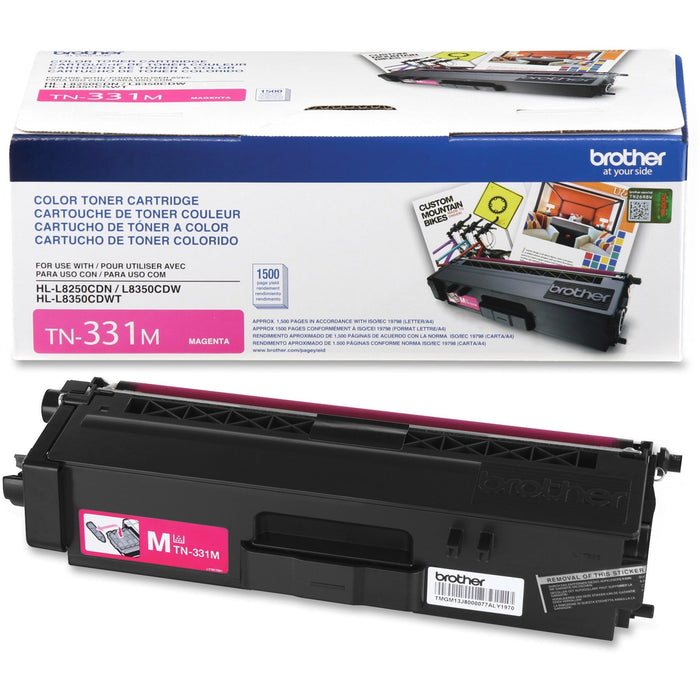 Brother Genuine TN331M Magenta Toner Cartridge - BRTTN331M Brother Industries, Ltd
