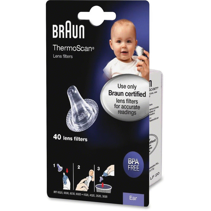 Braun Ear Thermometer Lens Filters - HWLLF40US01
