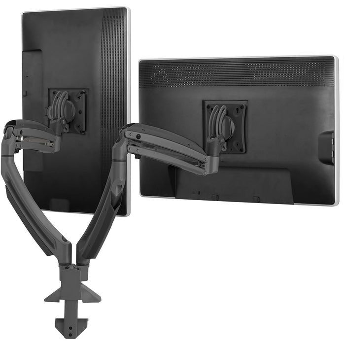 Chief Kontour Dual Arm Desk Mount - For Displays 10-32" - Black - CIFK1D220B