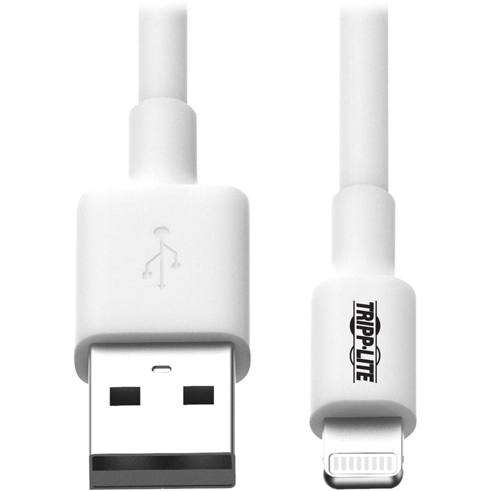Tripp Lite 6ft Lightning USB/Sync Charge Cable for Apple Iphone / Ipad White 6' - TRPM100006WH