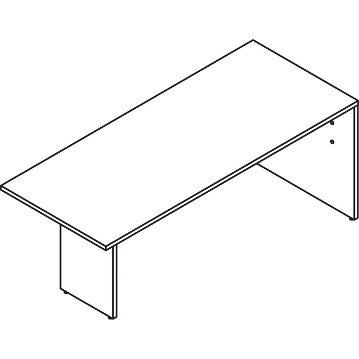 Lacasse C.A. Rectangular Table with Modesty Panel - LASCANNRTM3072H