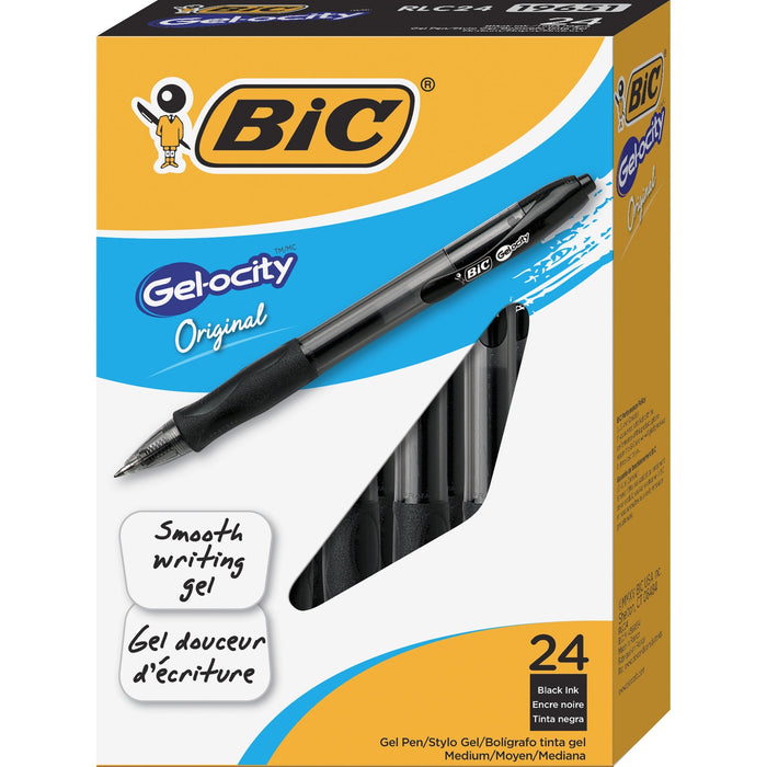BIC Gel Retractable Pens - BICRLC241BK