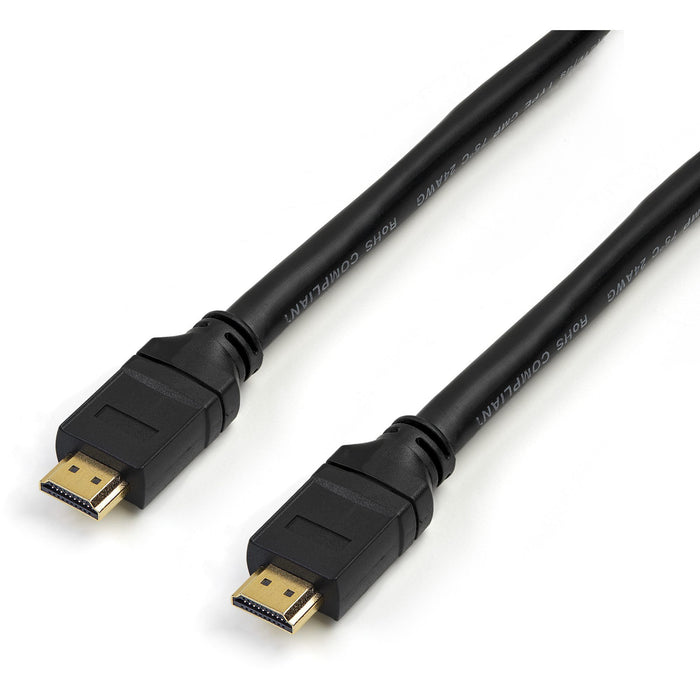 StarTech.com 35ft In Wall Plenum Rated HDMI Cable, 4K High Speed Long HDMI Cord w/ Ethernet, 4K30Hz UHD, 10.2 Gbps, HDMI 1.4 Display Cable - STCHDPMM35
