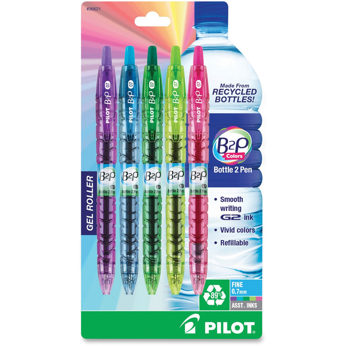 Pilot Bottle to Pen (B2P) B2P BeGreen Fine Point Gel Pens - PIL36621