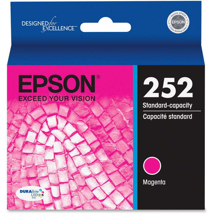 Epson DURABrite Ultra T252320 Original Standard Yield Inkjet Ink Cartridge - Magenta - 1 Each - EPST252320S