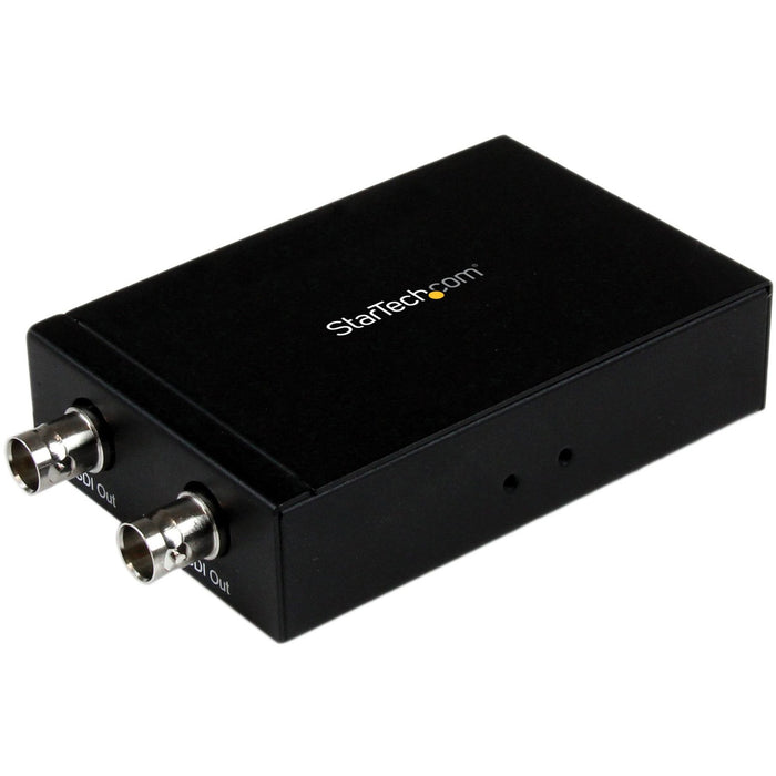 StarTech.com HDMI to SDI Converter - HDMI to 3G SDI Adapter with Dual SDI Output - STCHD2SDI