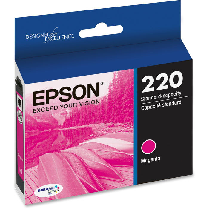 Epson DURABrite Ultra 220 Original Inkjet Ink Cartridge - Magenta - 1 Each - EPST220320S