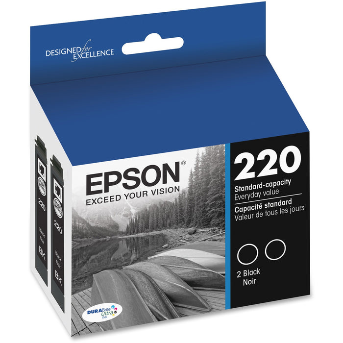 Epson DURABrite Ultra Ink T220 Original Ink Cartridge - EPST220120D2