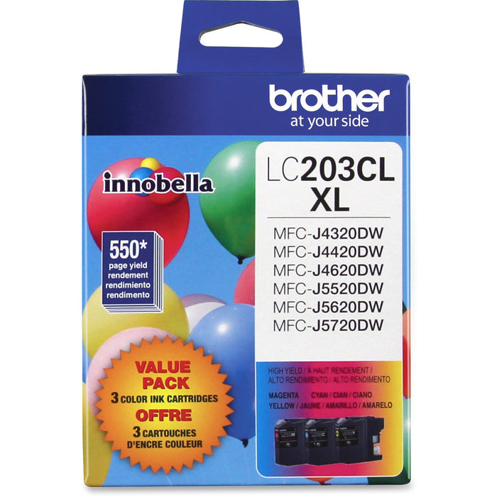 Brother Genuine Innobella LC2033PKS High Yield Ink Cartridges - BRTLC2033PKS