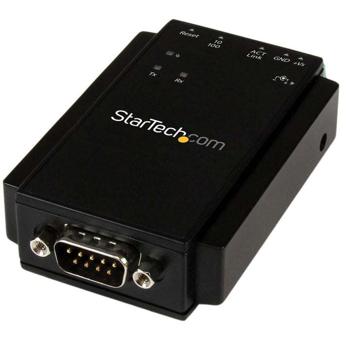 StarTech.com 1 Port RS-232 Serial to IP Ethernet Device Server - DIN Rail Mountable - STCNETRS232