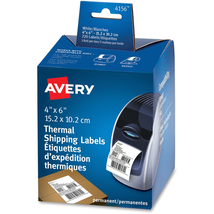 Avery&reg; Direct Thermal Shipping Labels - AVE04156