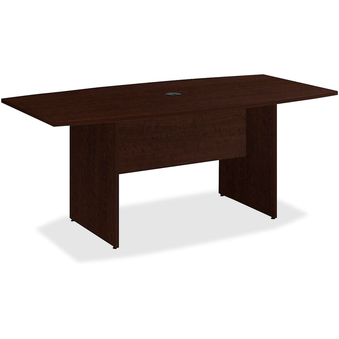 Bush Business Furniture Series C 72L x 36W Boat Top Conference Table in Mocha - BSH99TB7236MR