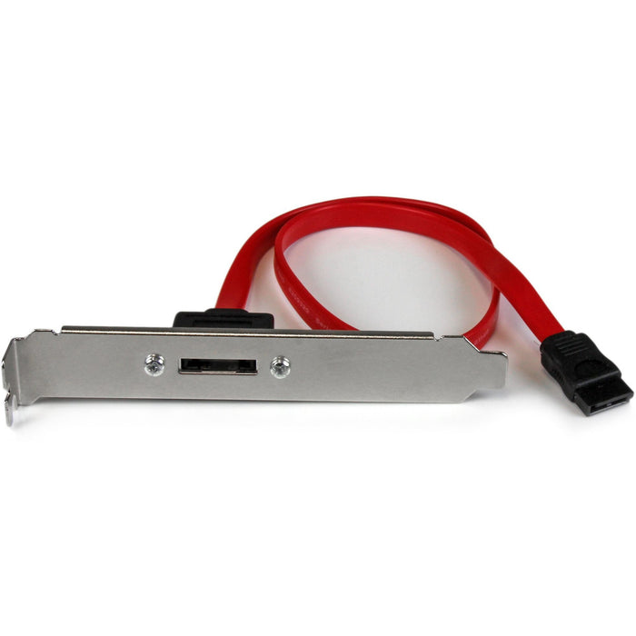 StarTech.com 18in 1 Port SATA to eSATA Plate Adapter - STCESATAPLT18IN