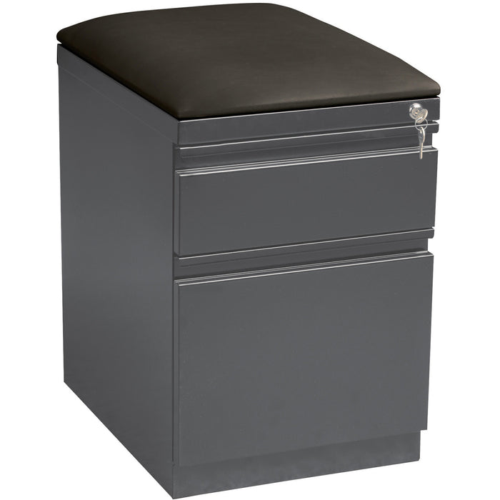 Lorell Seat Cushion Top Mobile File Pedestal File - 2-Drawer - LLR25966