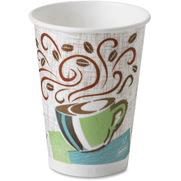 Dixie PerfecTouch Insulated Paper Hot Coffee Cups by GP Pro - DXE5342CDSBP
