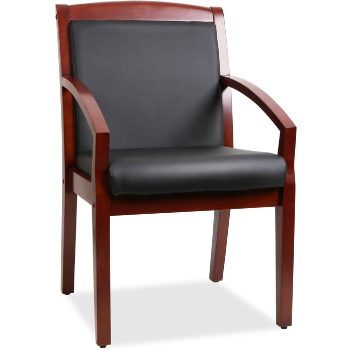 Lorell Sloping Arms Wood Guest Chair - LLR20014