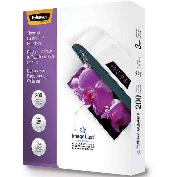 Fellowes ImageLast Jam-Free Thermal Laminating Pouches - FEL5244101