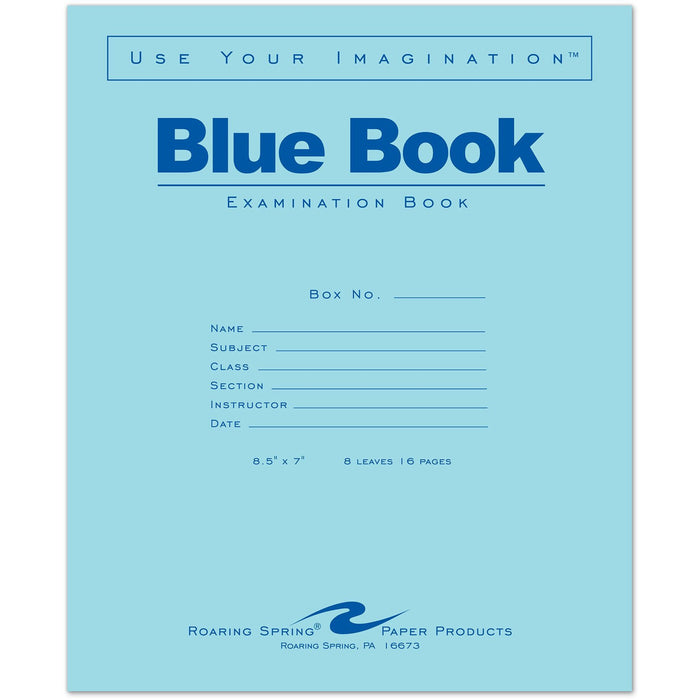 Roaring Spring Blue Book 8-sheet Exam Booklet - ROA77512EA