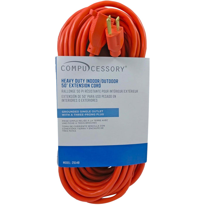 Compucessory Heavy-duty Indoor/Outdoor Extension Cord - CCS25149