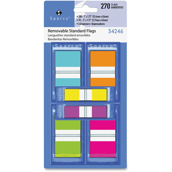 Sparco Assorted Pop-Up Flags Combo Pack - SPR34246