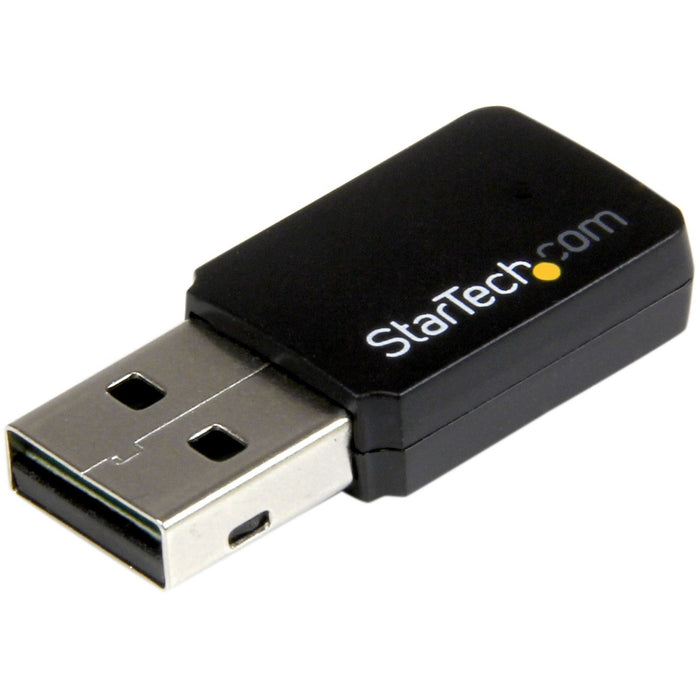 StarTech.com USB 2.0 AC600 Mini Dual Band Wireless-AC Network Adapter - 1T1R 802.11ac WiFi Adapter - STCUSB433WACDB