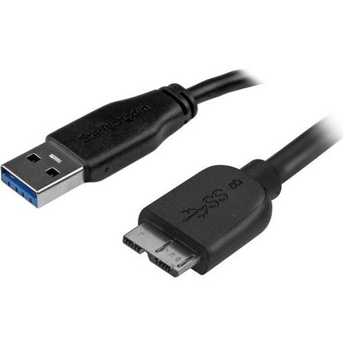 StarTech.com 15cm (6in) Short Slim SuperSpeed USB 3.0 A to Micro B Cable - M/M - STCUSB3AUB15CMS