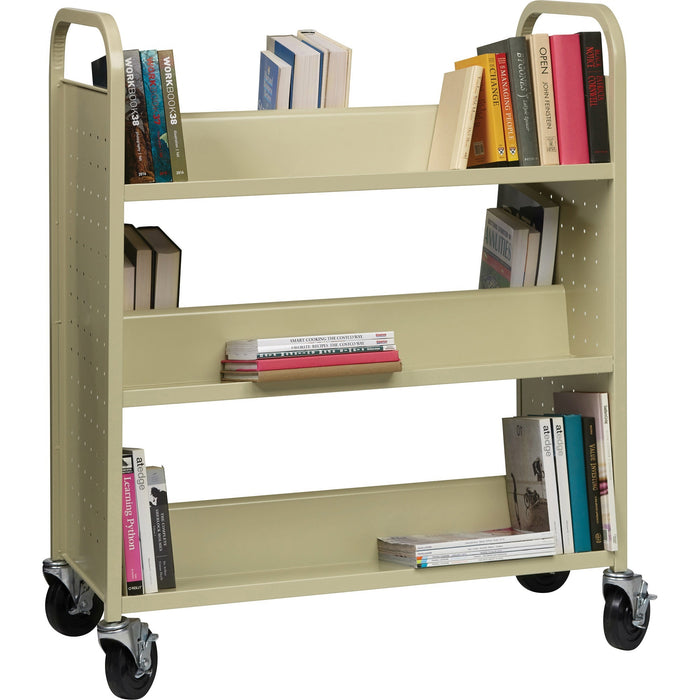 Lorell Double-sided Book Cart - LLR49202