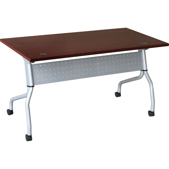 Lorell Mahogany Flip Top Training Table - LLR60717