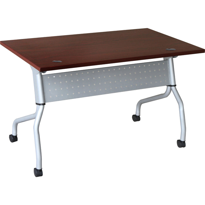 Lorell Mahogany Flip Top Training Table - LLR60722