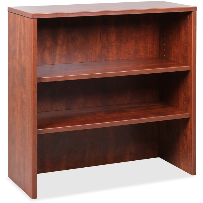 Lorell Essentials Cherry Laminate Stack-on Bookshelf - LLR69613