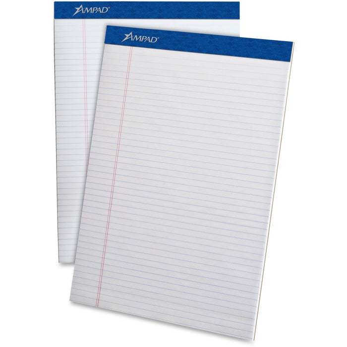 Ampad Perforated Ruled Pads - Letter - TOP20322