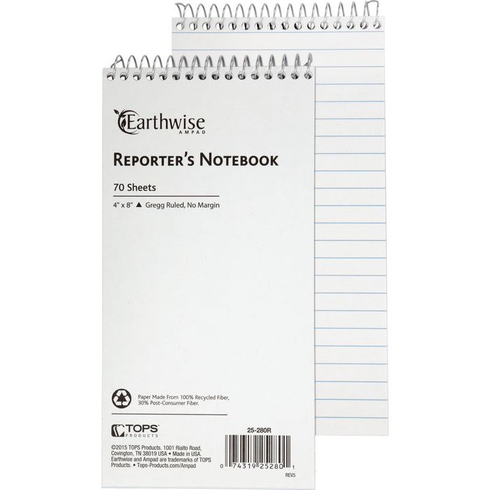 Ampad Earthwise Reporter's Notebook - TOP25280