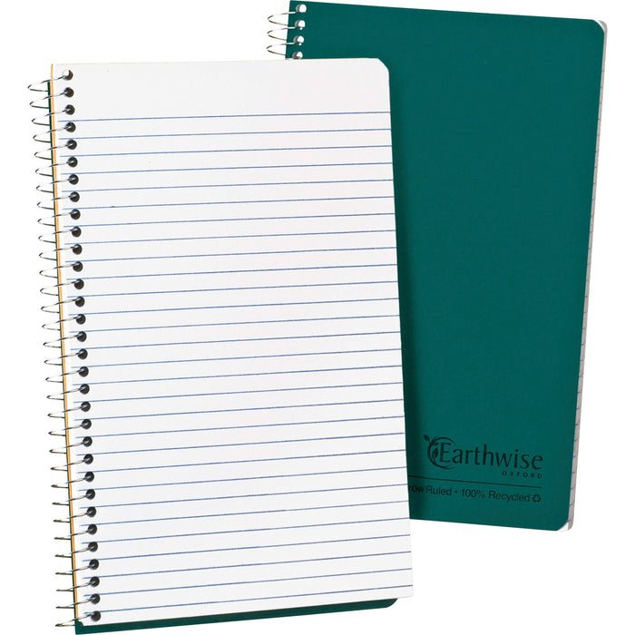 Ampad Oxford Narrow Rule Recycled Wirebound Notebook - OXF25400