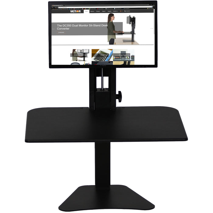 Victor High Rise Manual Standing Desk Workstation - VCTDC300