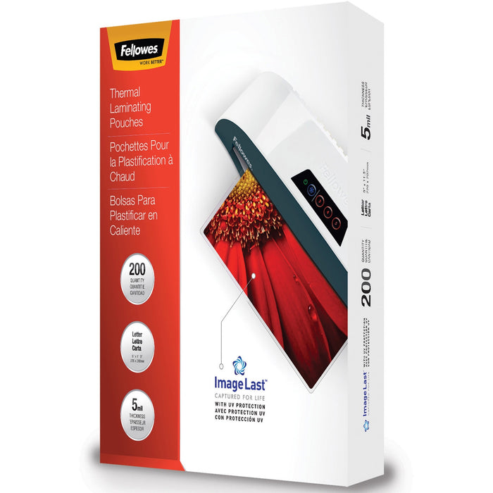 Fellowes ImageLast Jam-Free Thermal Laminating Pouches - FEL5245301