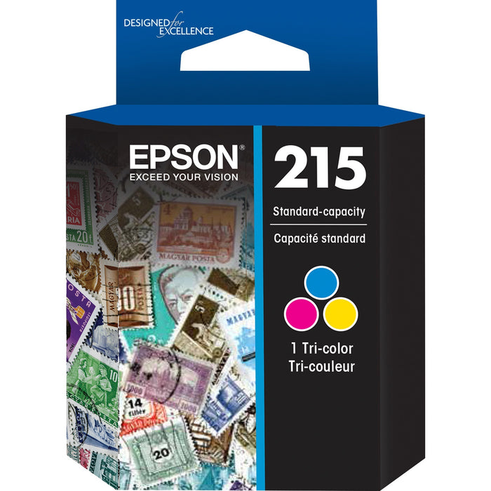 Epson 215 Original Inkjet Ink Cartridge - Tri-color - 1 Each - EPST215530S