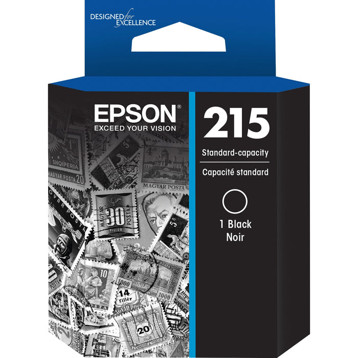 Epson 215 Original Inkjet Ink Cartridge - Black - 1 Each - EPST215120S