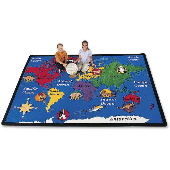 Carpets for Kids World Explorer Geography Area Rug - CPT1500