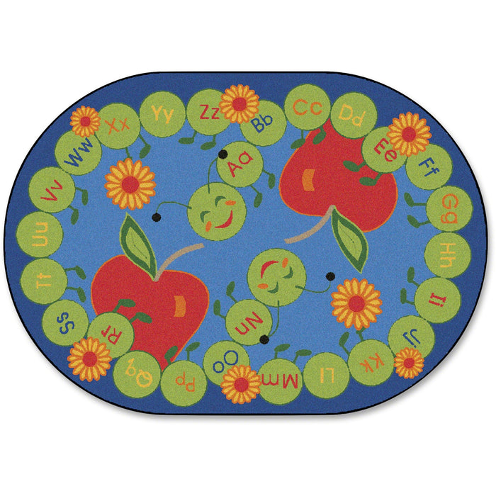 Carpets for Kids ABC Caterpillar Oval Seating Rug - CPT2216