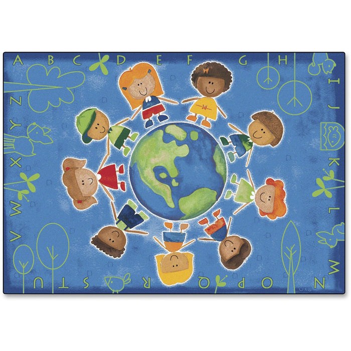 Carpets for Kids Give The Planet A Hug Rug - CPT4415