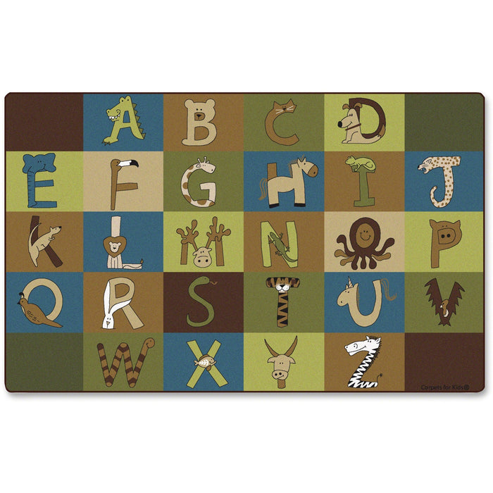 Carpets for Kids A-Z Animals Nature 12' Area Rug - CPT55762