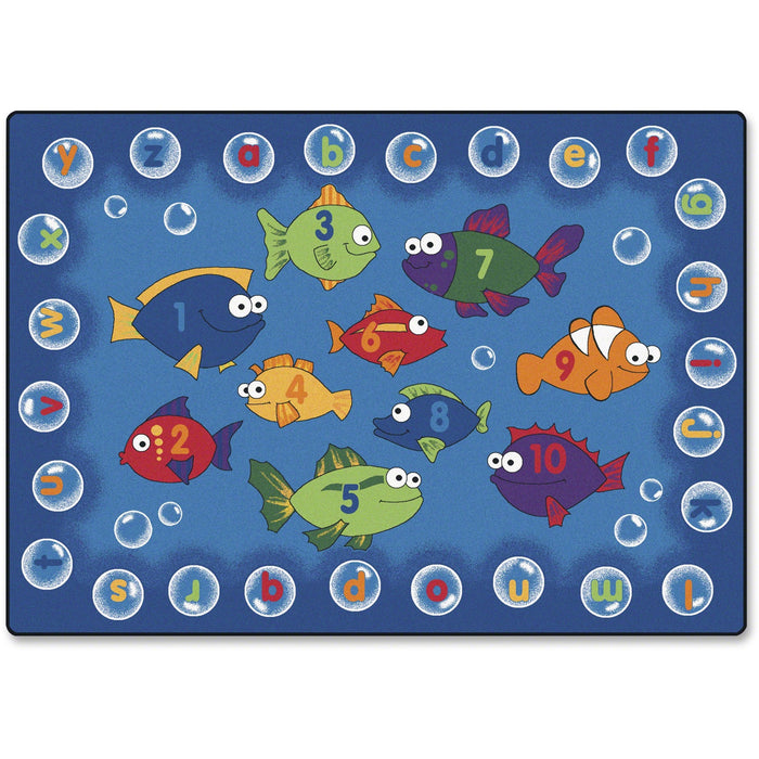 Carpets for Kids Fishing 4 Literacy Rectangle Rug - CPT6813