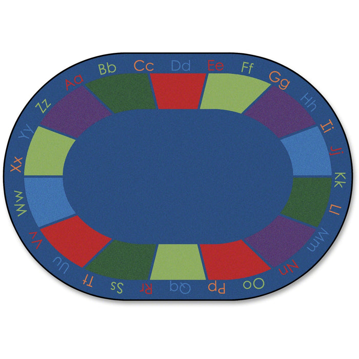 Carpets for Kids Colorful Places Oval Sitting Rug - CPT8616